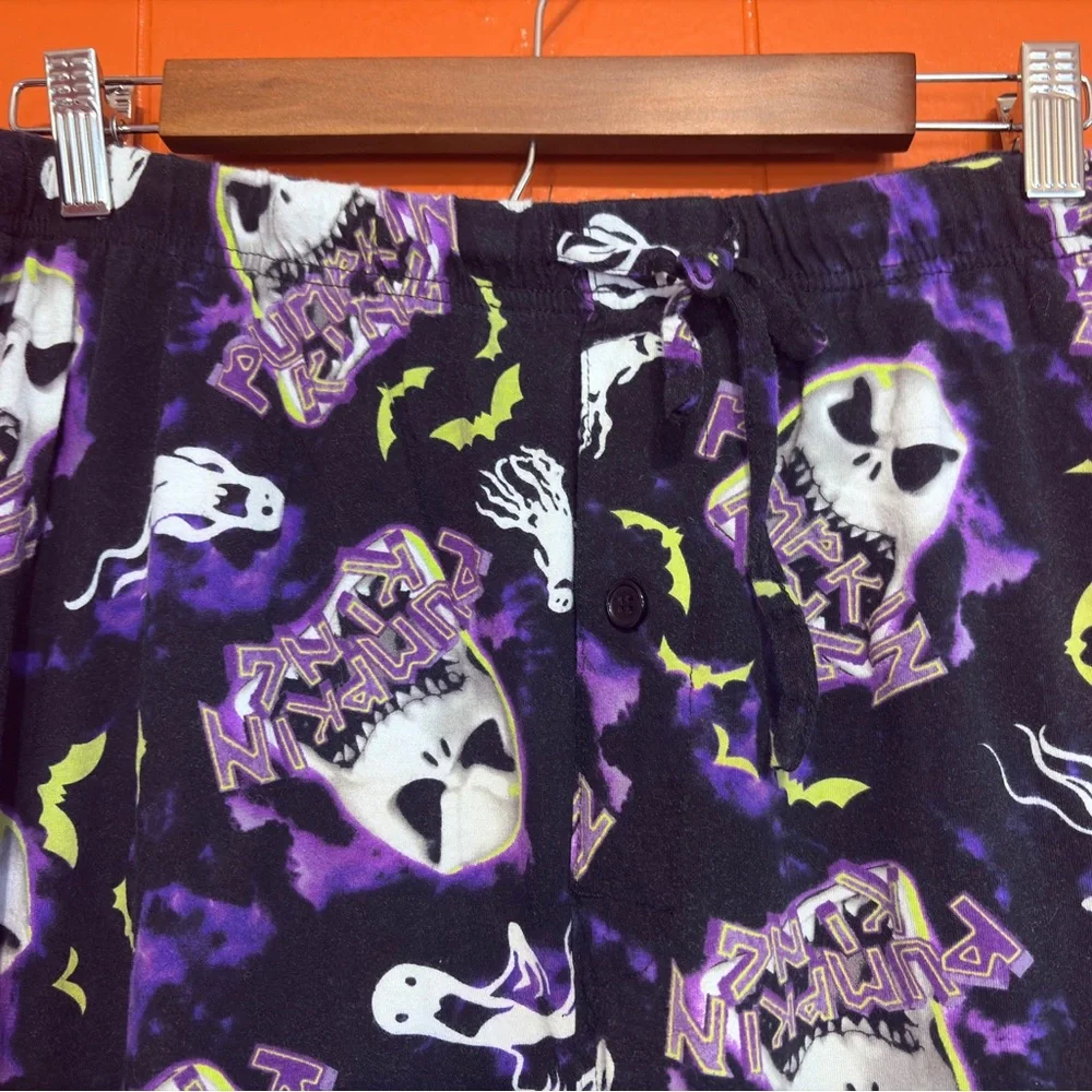🎃Nightmare Before Christmas Pajama Pants Lounge Pumpkin King - Picture 3 of 6